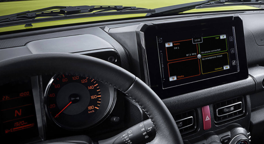 Sistema de infoentretenimiento de 7" a color